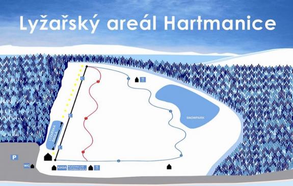 Lyžařský areál Hartmanice Lyžařský areál Hartmanice